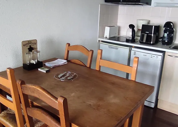 Апартаменты Cosy Avec Piscine Privee Et Parking A Super-besse - Fr-1-814-163